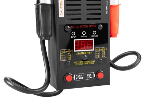 Tester akumulatorów 125 A 12 V - cyfrowy Tester akumulatorów 125 A 12 V - cyfrowy