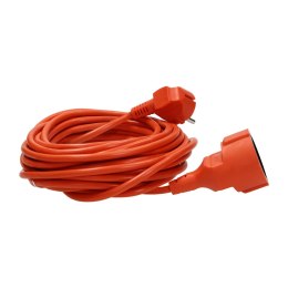 Przedłużacz ogrodowy jednogniazdowy, Schuko, PVC 3x1mm2, długość 50m
