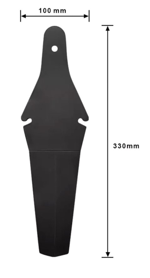RW20B Błotnik rowerowy tył czarny RW20B Błotnik rowerowy tył czarny