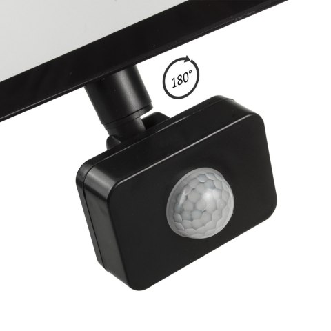 Naświetlacz LED z czujnikiem ruchu Maclean, slim 50W, 4000lm, barwa zimna biała (6000K), IP44, MCE650 CW PIR Naświetlacz LED z czujnikiem ruchu Maclean, slim 50W, 4000lm, barwa zimna biała (6000K), IP44, MCE650 CW PIR