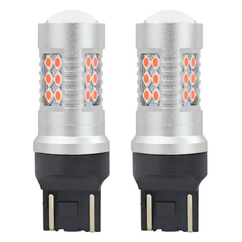Żarówki led canbus 24smd t20 wr21/5w red czerwone 12v 24v amio-02581 Żarówki led canbus 24smd t20 wr21/5w red czerwone 12v 24v amio-02581