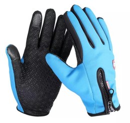 BQ19L Rękawiczki sport xl dotyk blue