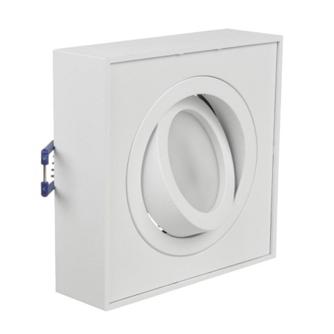 Lampa, oczko, oprawa sufitowa Maclean, dla źródeł światła MR16/GU10, kolor biały, 94x94x32mm, kwadratowa, alu, MCE464 W Lampa, oczko, oprawa sufitowa Maclean, dla źródeł światła MR16/GU10, kolor biały, 94x94x32mm, kwadratowa, alu, MCE464 W
