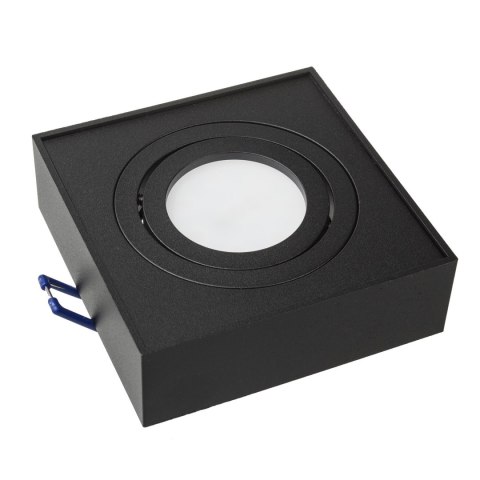 Oprawa podtynkowa, tuba LED Maclean, oczko, SPOT, dla MR16/GU10, kolor czarny, 94x94x32mm, kwadratowa, alu, MCE464 B Oprawa podtynkowa, tuba LED Maclean, oczko, SPOT, dla MR16/GU10, kolor czarny, 94x94x32mm, kwadratowa, alu, MCE464 B