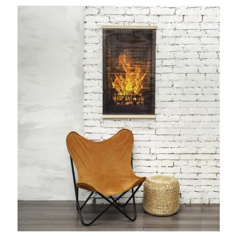 Grzejnik na podczerwień - giętki panel grzewczy 430W TRIO wzór 1 kominek, wymiary 100x57cm z regulatorem Grzejnik na podczerwień - giętki panel grzewczy 430W TRIO wzór 1 kominek, wymiary 100x57cm z regulatorem