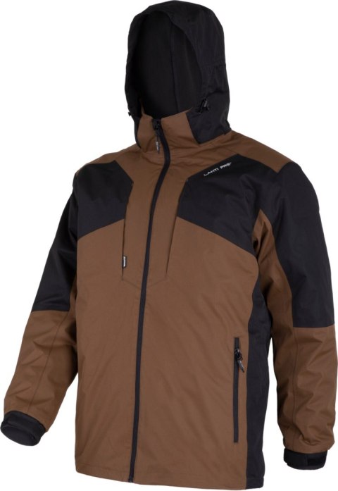 Kurtka 3w1 z odpinaną podpinką brąz.-czar., "3xl", ce, lahti