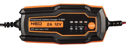 Prostownik automatyczny 2A/35W, 4-60Ah, do akumulatorów kwasowych / AGM / GEL Prostownik automatyczny 2A/35W, 4-60Ah, do akumulatorów kwasowych / AGM / GEL