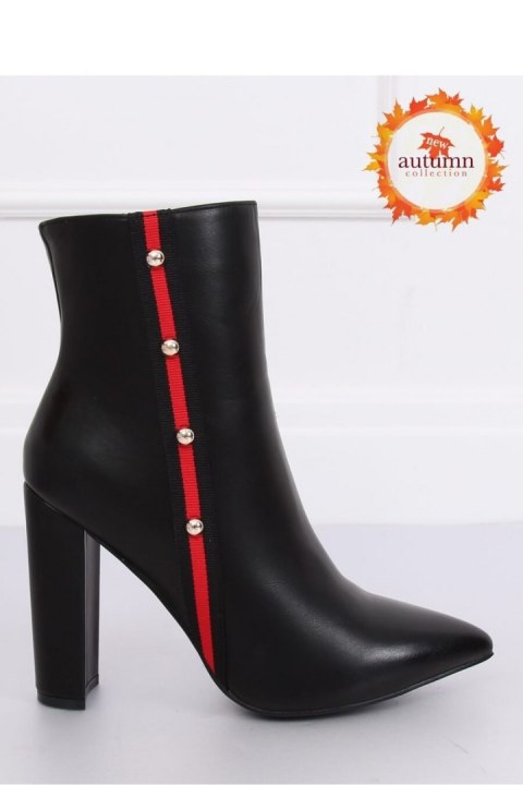 BOTKI NA OBCASIE CZARNE NS063P BLACK - Inello Inello BOTKI NA OBCASIE CZARNE NS063P BLACK - Inello Inello