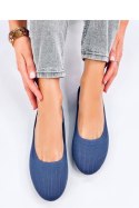 Baleriny skarpetkowe CAVADAY BLUE - Inello Inello