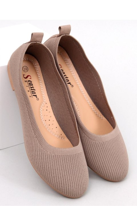 Baleriny skarpetkowe CAVADAY KHAKI - Inello Inello Baleriny skarpetkowe CAVADAY KHAKI - Inello Inello