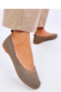 Baleriny skarpetkowe CAVADAY KHAKI - Inello Inello