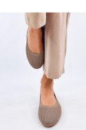 Baleriny skarpetkowe CAVADAY KHAKI - Inello Inello