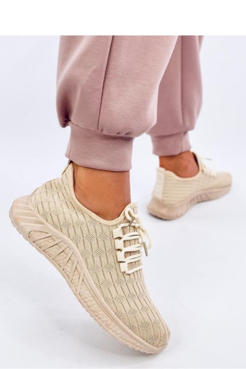 Buty sportowe skarpetkowe BARKES BEIGE - Inello Inello Buty sportowe skarpetkowe BARKES BEIGE - Inello Inello