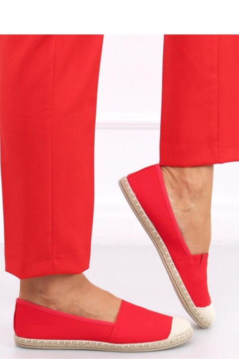 Espadryle damskie CASTO RED - Inello Inello Espadryle damskie CASTO RED - Inello Inello