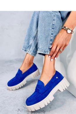 Mokasyny na platformie CHANDRA BLUE - Inello Inello