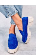 Mokasyny na platformie CHANDRA BLUE - Inello Inello
