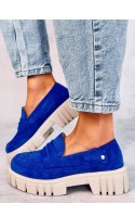 Mokasyny na platformie CHANDRA BLUE - Inello Inello