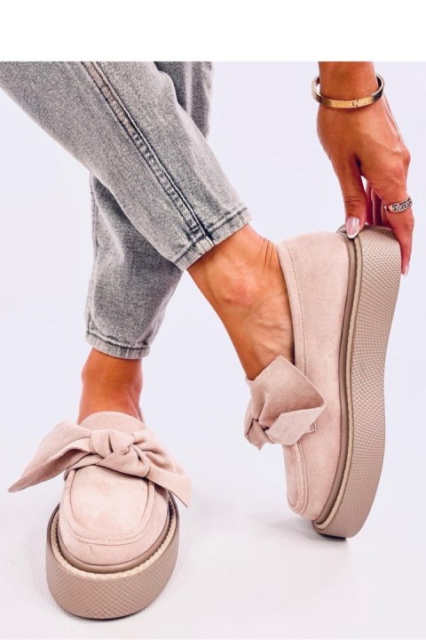 Mokasyny zamszowe z kokardą TEMPELTON PINK - Inello Inello Mokasyny zamszowe z kokardą TEMPELTON PINK - Inello Inello
