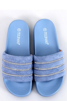 Sandał Klapki z cyrkoniami LYNNE BLUE - Inello Inello