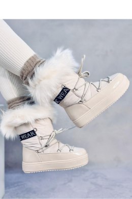 Śniegowce z futrem KENDALS BEIGE - Inello Inello