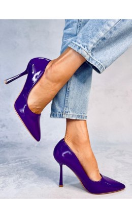 Szpilki damskie lakierowane ANIKA PURPLE - Inello Inello