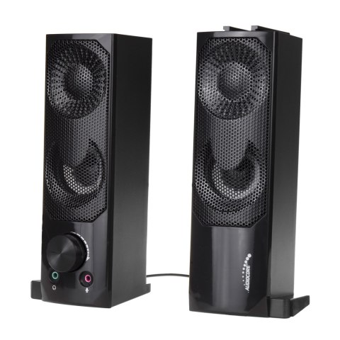 Głośniki komputerowe soundbar Audiocore 3Wx2, LED, USB 5v, wejście liniowe, AC955 Głośniki komputerowe soundbar Audiocore 3Wx2, LED, USB 5v, wejście liniowe, AC955