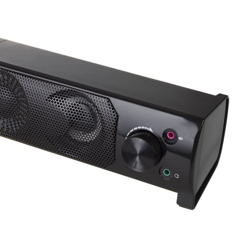 Głośniki komputerowe soundbar Audiocore 3Wx2, LED, USB 5v, wejście liniowe, AC955 Głośniki komputerowe soundbar Audiocore 3Wx2, LED, USB 5v, wejście liniowe, AC955