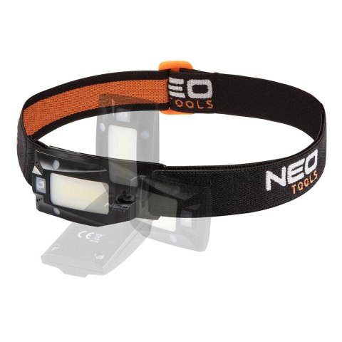Latarka czołowa akumulatorowa USB 180 lm COB LED + czujnik ruchu Latarka czołowa akumulatorowa USB 180 lm COB LED + czujnik ruchu