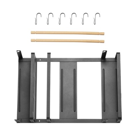 Magnetyczna półka na lodówkę / pralkę Maclean, czarna, 12kg max, MC-910 Magnetyczna półka na lodówkę / pralkę Maclean, czarna, 12kg max, MC-910