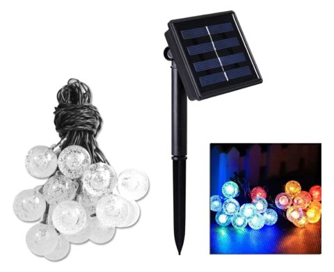 ZD69E Girlanda solar. ogrodowa 20led rgb ZD69E Girlanda solar. ogrodowa 20led rgb