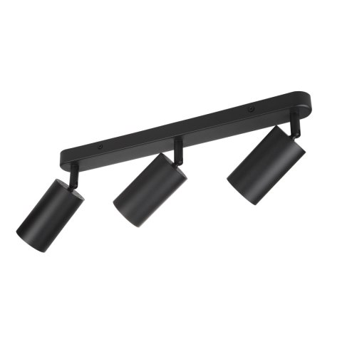 Lampa ścienno-sufitowa Maclean, punktowa, ruchoma, aluminiowa, 3xGU10, 55x100mm, kolor czarny mat, MCE453 B Lampa ścienno-sufitowa Maclean, punktowa, ruchoma, aluminiowa, 3xGU10, 55x100mm, kolor czarny mat, MCE453 B