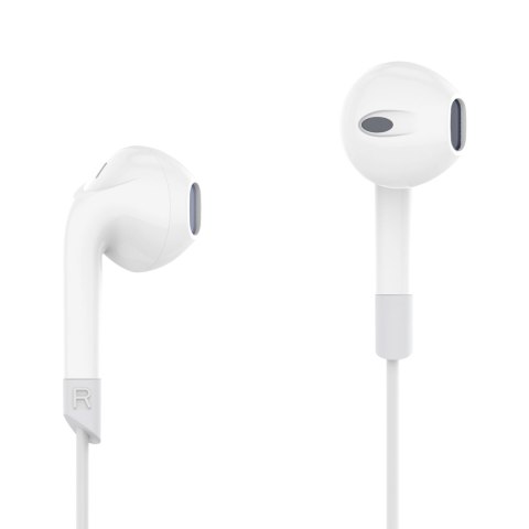 Słuchawki douszne z mikrofonem na USB-C Kruger&Matz C2 białe Słuchawki douszne z mikrofonem na USB-C Kruger&Matz C2 białe
