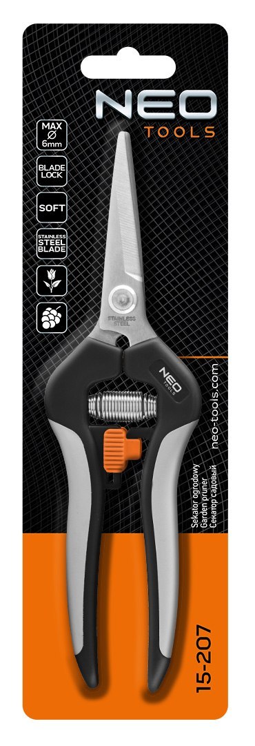Sekator do młodych pędów 185 mm, zakres do 6 mm Sekator do młodych pędów 185 mm, zakres do 6 mm