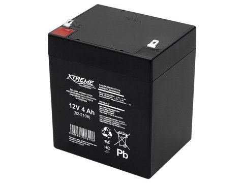 82-210# Akumulator żelowy 12v 4ah xtreme 82-210# Akumulator żelowy 12v 4ah xtreme