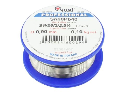 9638# Cyna 0,90/100g/spoiwo lc60-fsw26 cynel 9638# Cyna 0,90/100g/spoiwo lc60-fsw26 cynel
