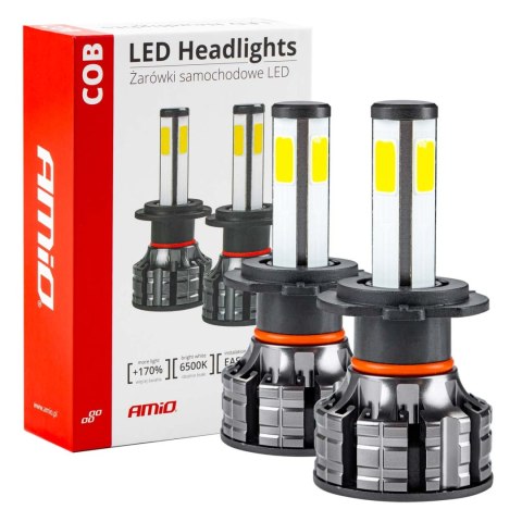 Żarówki samochodowe led seria cob h7 6500k amio-02844 Żarówki samochodowe led seria cob h7 6500k amio-02844