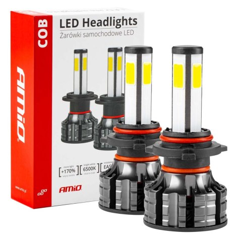 Żarówki samochodowe led seria cob hb3 6500k amio-02846 Żarówki samochodowe led seria cob hb3 6500k amio-02846