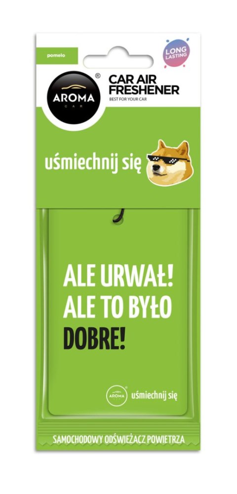 Odświeżacz powietrza aroma car lets smile pomelo Odświeżacz powietrza aroma car lets smile pomelo