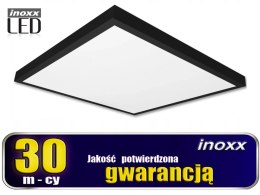 Panel led 60x60 48w lampa sufitowa kaseton 4000k neutralny+ ramka natynkowa czarna