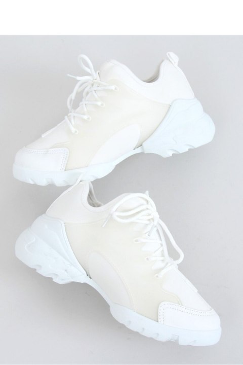 BUTY SPORTOWE BIAŁE LA126P WHITE - Inello Inello BUTY SPORTOWE BIAŁE LA126P WHITE - Inello Inello