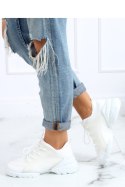 BUTY SPORTOWE BIAŁE LA126P WHITE - Inello Inello