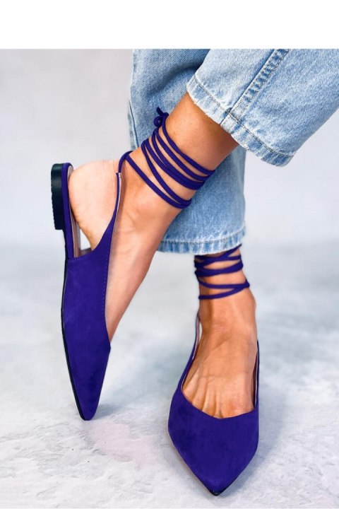 Baleriny bez pięty wiązane DENTONI PURPLE - Inello Inello Baleriny bez pięty wiązane DENTONI PURPLE - Inello Inello