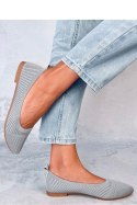 Baleriny z tkanego materiału KAYLA GREY - Inello Inello