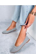 Baleriny z tkanego materiału KAYLA GREY - Inello Inello