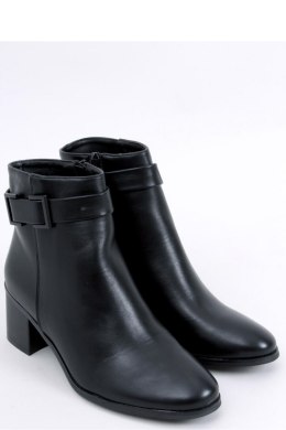 Botki na obcasie DOLORES BLACK - Inello Inello