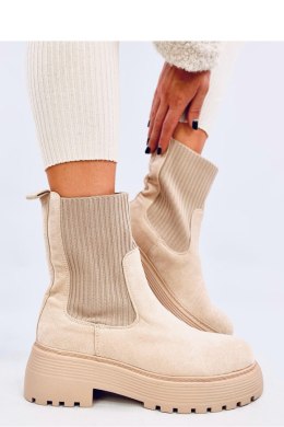 Botki z elastycznym ściągaczem WINTERS BEIGE - Inello Inello