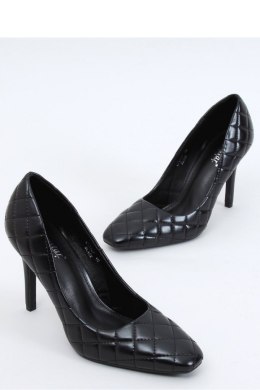 SZPILKI DAMSKIE PIKOWANE CZARNE LE082P BLACK - Inello Inello