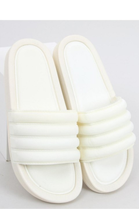 Sandał Klapki damskie MINNO WHITE - Inello Inello Sandał Klapki damskie MINNO WHITE - Inello Inello