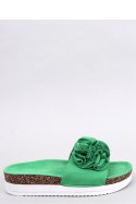 Sandał Klapki z kwiatami RIZZO GREEN - Inello Inello