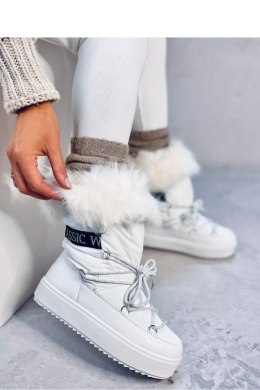 Śniegowce z futrem KENDALS WHITE - Inello Inello